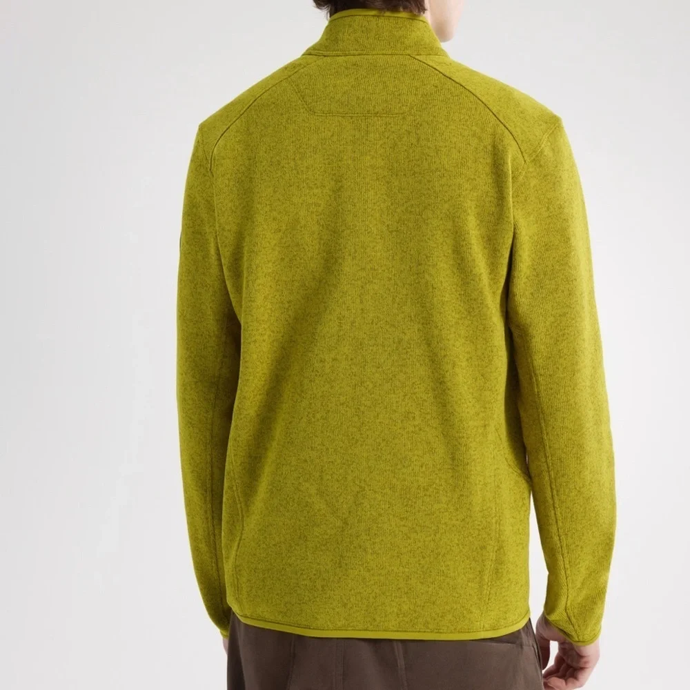 ARCTERYX Covert Fleece Zip Up Jacket Sweatshirt Green w/ Sleeve Pocket Size S - Picture 7 of 11